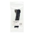 South Main Hardware 5-in  Hook and Loop -lb, Black, 10 Speciality Tie 222155